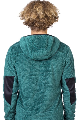 Sweat polaire à capuche - Vert foncé