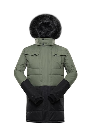 Casaco com capuz - Verde-azeitona