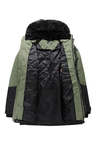 Casaco com capuz - Verde-azeitona