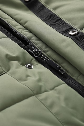 Casaco com capuz - Verde-azeitona