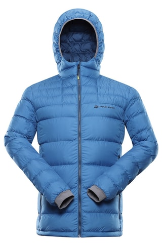 Blusão com capuz - Azul-cobalto