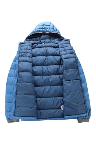 Blusão com capuz - Azul-cobalto