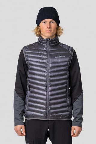 Colete acolchoado de caminhada - Cinzento-escuro