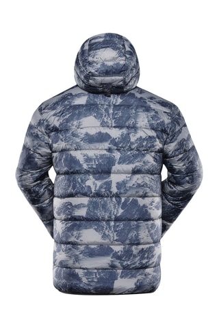 Blusão reversível com capuz - Azul-marinho