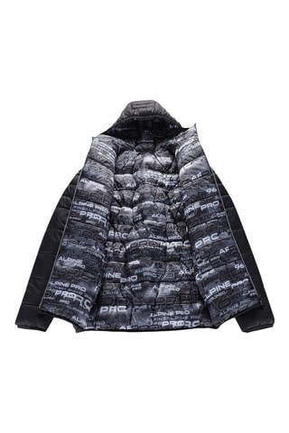 Blusão reversível com capuz - Cinzento