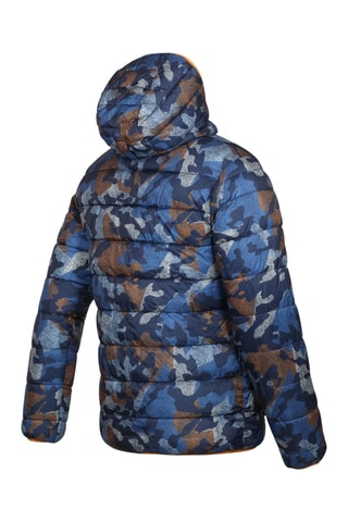 Blusão reversível com capuz - Laranja