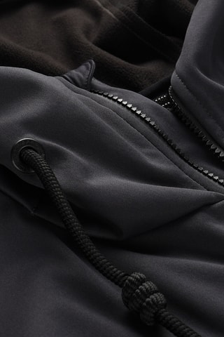 Casaco com capuz - Cinzento-escuro 