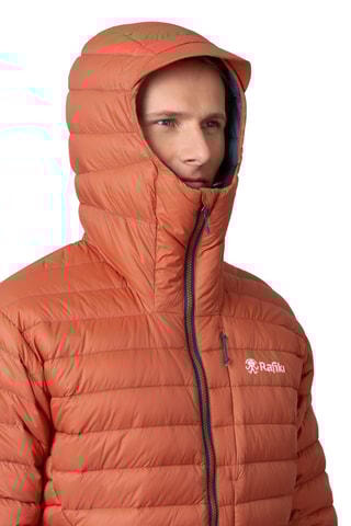  Casaco polar com capuz - Laranja