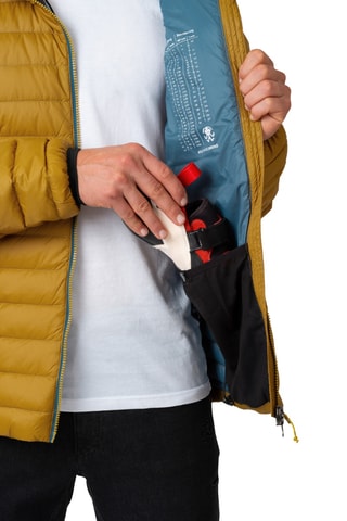  Casaco polar com capuz - Mostarda