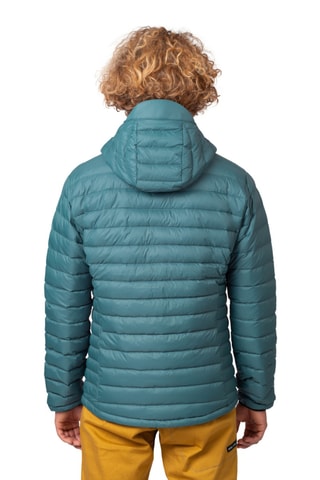 Casaco de escalada com capuz - Azul-pato