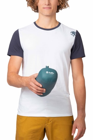 Casaco de escalada com capuz - Azul-pato