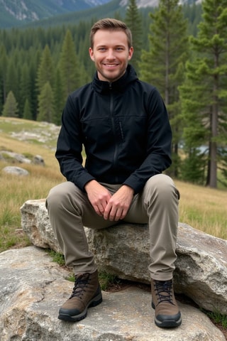 Casaco com capuz - Preto