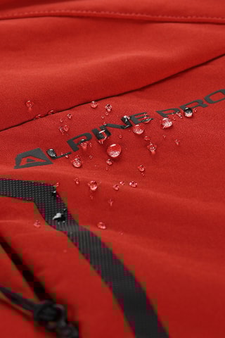 Casaco de caminhada Softshell - Vermelho