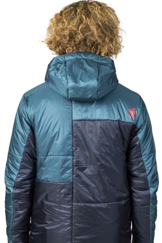 Casaco de escalada com capuz - Azul-pato