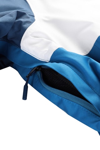 Casaco de esqui - Azul-petróleo e branco 