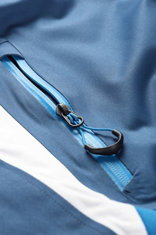 Casaco de esqui - Azul-petróleo e branco 