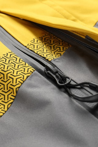 Casaco de esqui - Amarelo e cinzento-escuro
