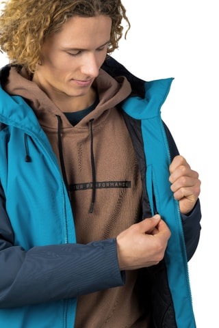 Casaco com capuz - Azul