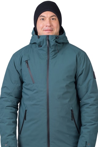 Casaco com capuz - Verde-escuro