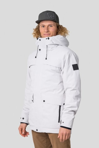 Parca com capuz - Azul-claro