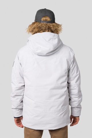 Parca com capuz - Azul-claro