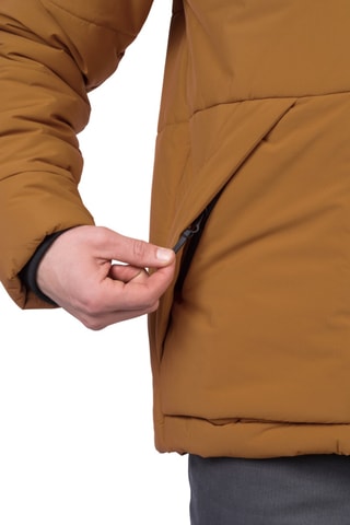 Casaco com capuz - Castanho-claro