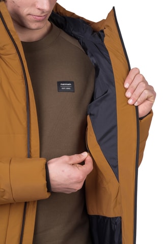 Casaco com capuz - Castanho-claro