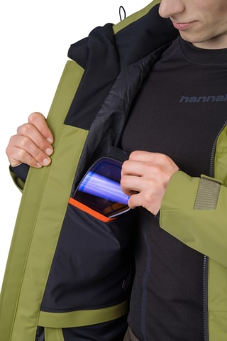 Casaco de esqui com capuz - Caqui