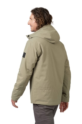 Casaco de trekking com capuz - Caqui