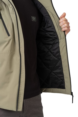 Casaco de trekking com capuz - Caqui