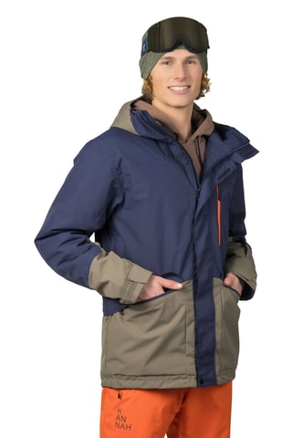 Casaco de esqui com capuz - Índigo