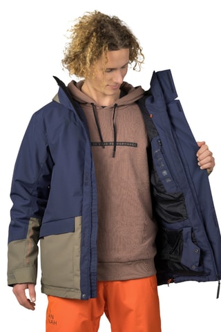 Casaco de esqui com capuz - Índigo