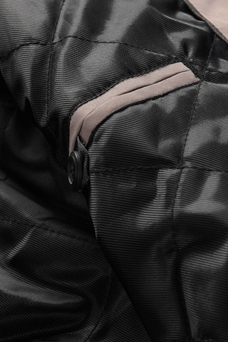 Casaco com capuz em pelo - Bege