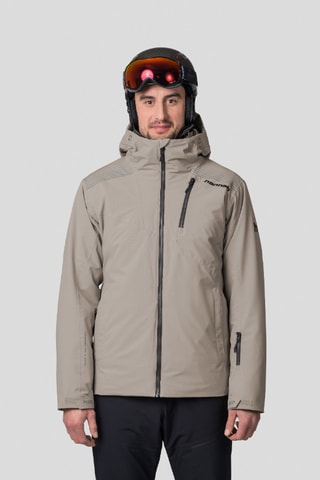 Casaco de esqui com capuz - Bege