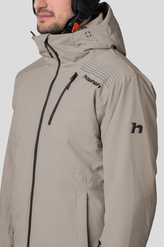 Casaco de esqui com capuz - Bege