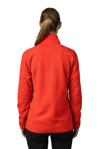 Sweat polaire - Rouge chiné