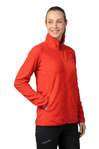 Sweat polaire - Rouge chiné