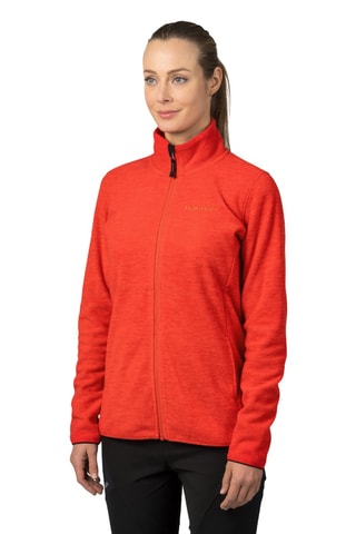 Sweat polaire - Rouge chiné