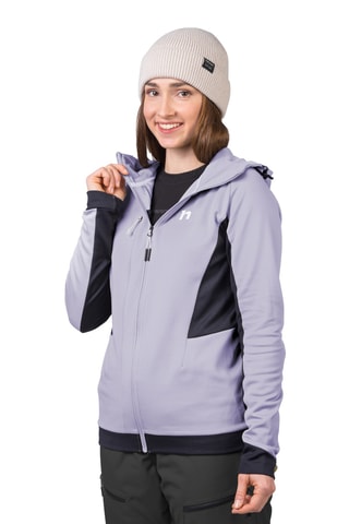 Sweat de randonnée à capuche - Violet