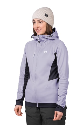 Sweat de randonnée à capuche - Violet