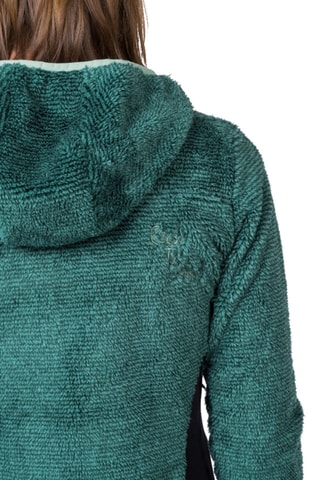 Sweat polaire à capuche - Vert clair