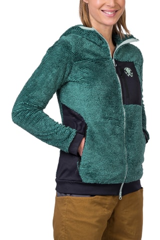 Sweat polaire à capuche - Vert clair