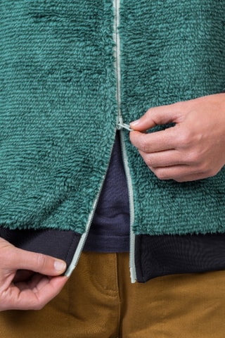 Sweat polaire à capuche - Vert clair