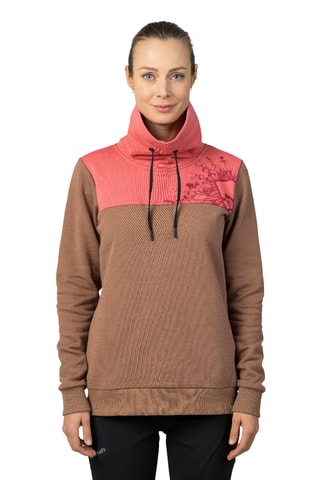 Sweat - Marron clair et corail