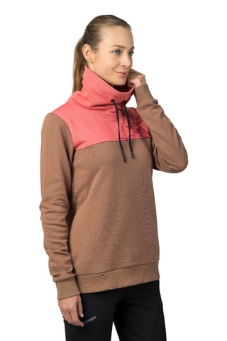 Sweat - Marron clair et corail