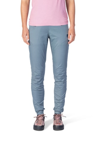 Pantalon straight taille haute - Bleu