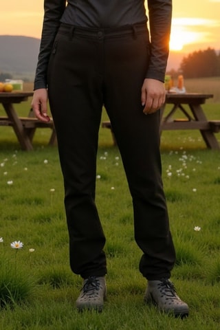 Pantalon regular - Noir