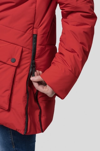 Blusão com capuz - Vermelho