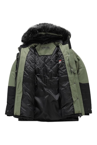 Blusão com capuz - Caqui