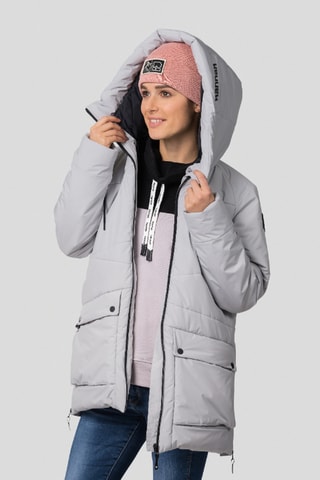 Blusão com capuz - Azul-claro